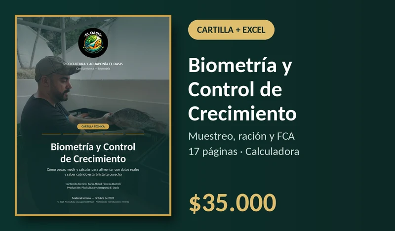Cartilla Técnica Biometría y Control de Crecimiento con calculadora Excel