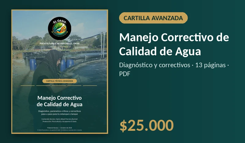 Cartilla Técnica Avanzada Manejo Correctivo de Calidad de Agua