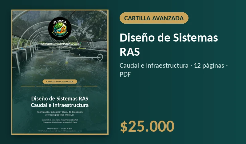 Cartilla Técnica Avanzada Diseño de Sistemas RAS: Caudal e Infraestructura