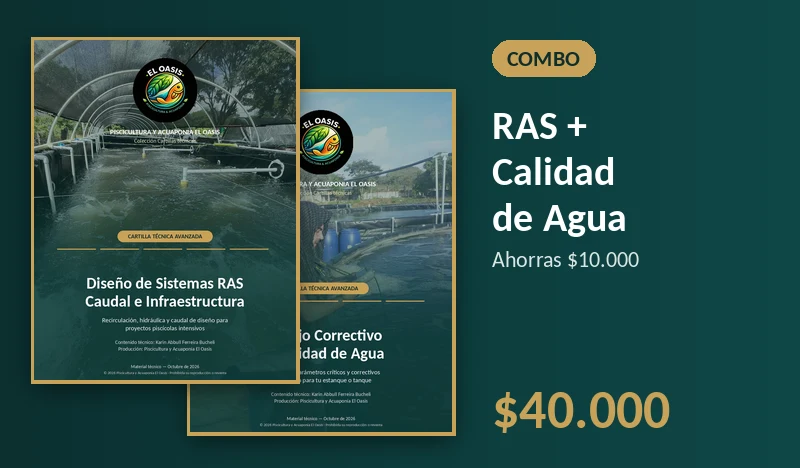 Combo Cartillas Técnicas Avanzadas: RAS y Calidad de Agua