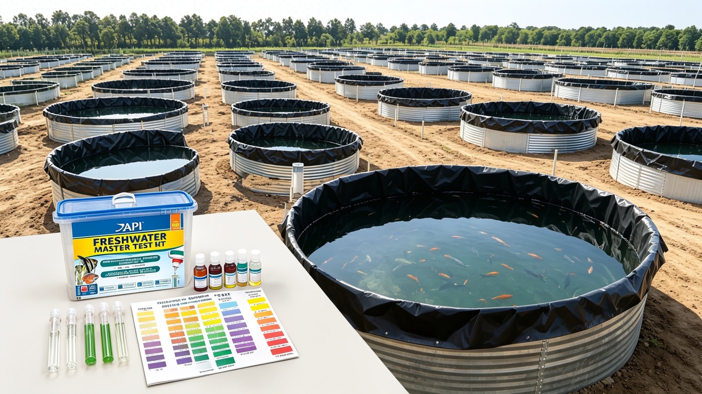 Kit de pruebas de agua dulce para piscicultura