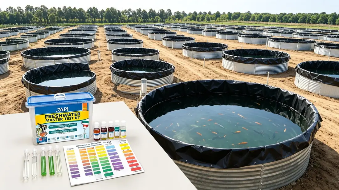 Kit de pruebas de agua dulce para piscicultura