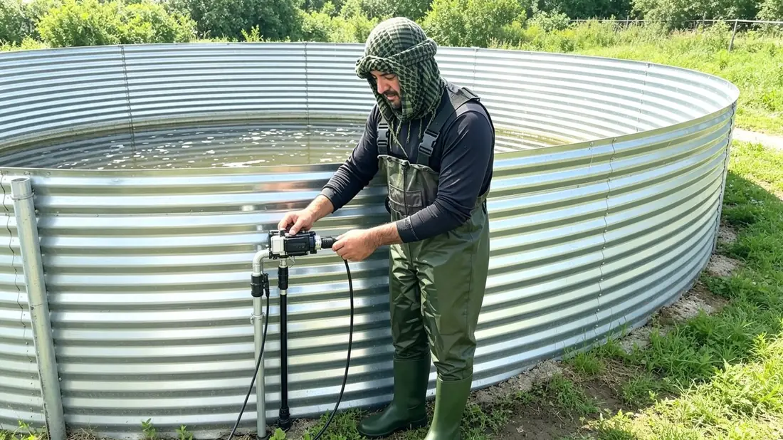 Traje impermeable para acuicultor (waders)